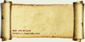 Anica Miljojković vizit kartica